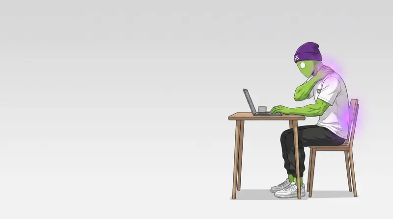 Cara mengatasi badan pegal karena kelamaan duduk depan laptop